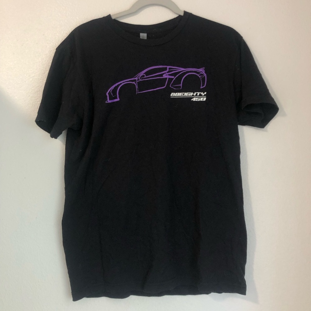 Next Level Apparel Short Sleeve Tees in Black and Purple